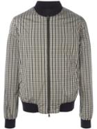 Herno Checked Bomber Jacket