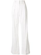 Rebecca Vallance Tate Striped Trousers - White