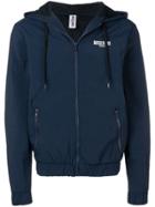 Moschino Drawstring Hooded Jacket - Blue