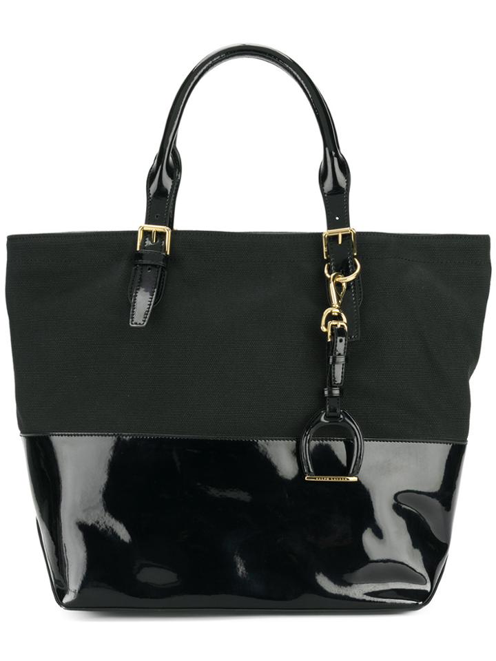 Ralph Lauren Dual Panel Tote Bag - Black