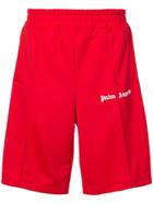 Palm Angels Logo Shorts - Red