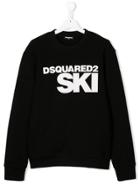 Dsquared2 Kids Teen Ski Logo Sweatshirt - Black