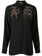 Marco De Vincenzo - Bow Applique Shirt - Women - Polyester - 42, Black, Polyester