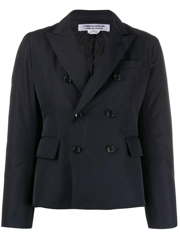 Comme Des Garçons Comme Des Garçons Double Buttoned Padded Blazer -