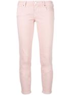 Jacob Cohen - Skinny Cropped Jeans - Women - Cotton/polyester/spandex/elastane - 27, Women's, Pink/purple, Cotton/polyester/spandex/elastane