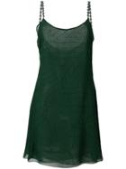 Giorgio Armani Vintage Textured Flared Cami - Green