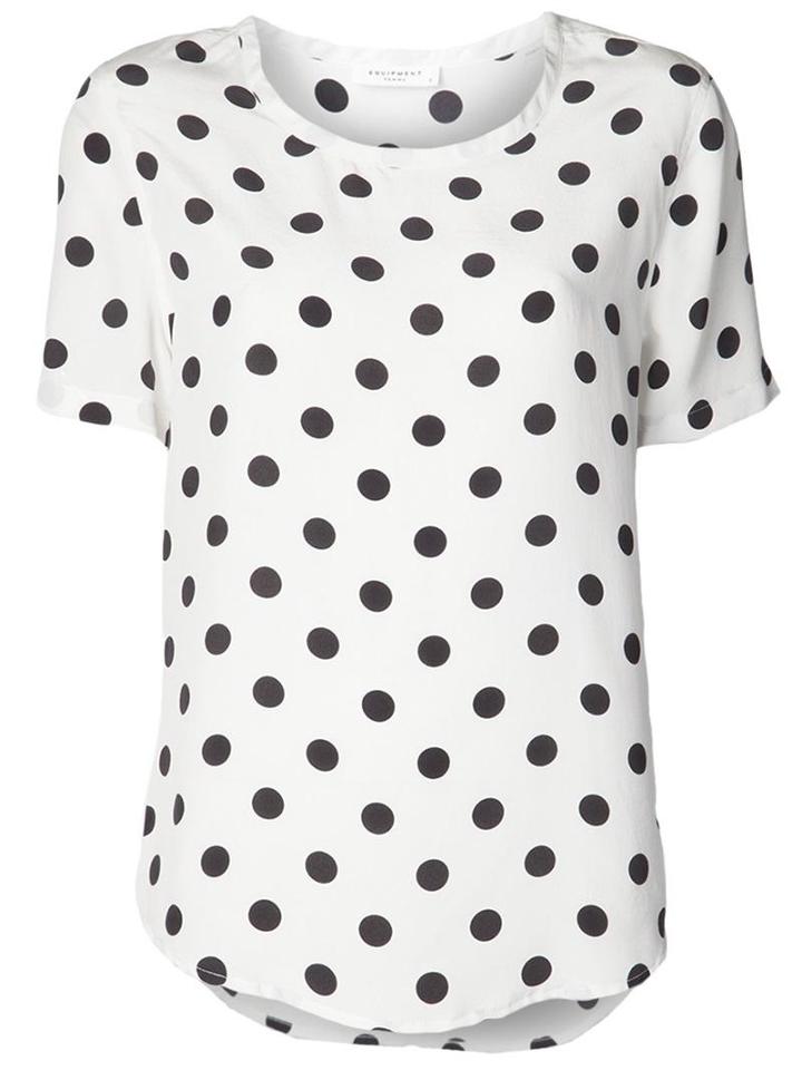 Equipment 'riley' Polka Dot Blouse