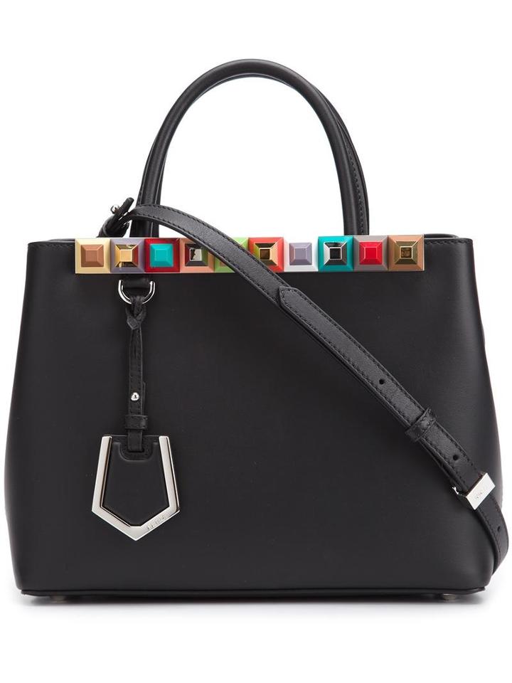 Fendi Small '2jours' Tote, Women's, Black, Leather