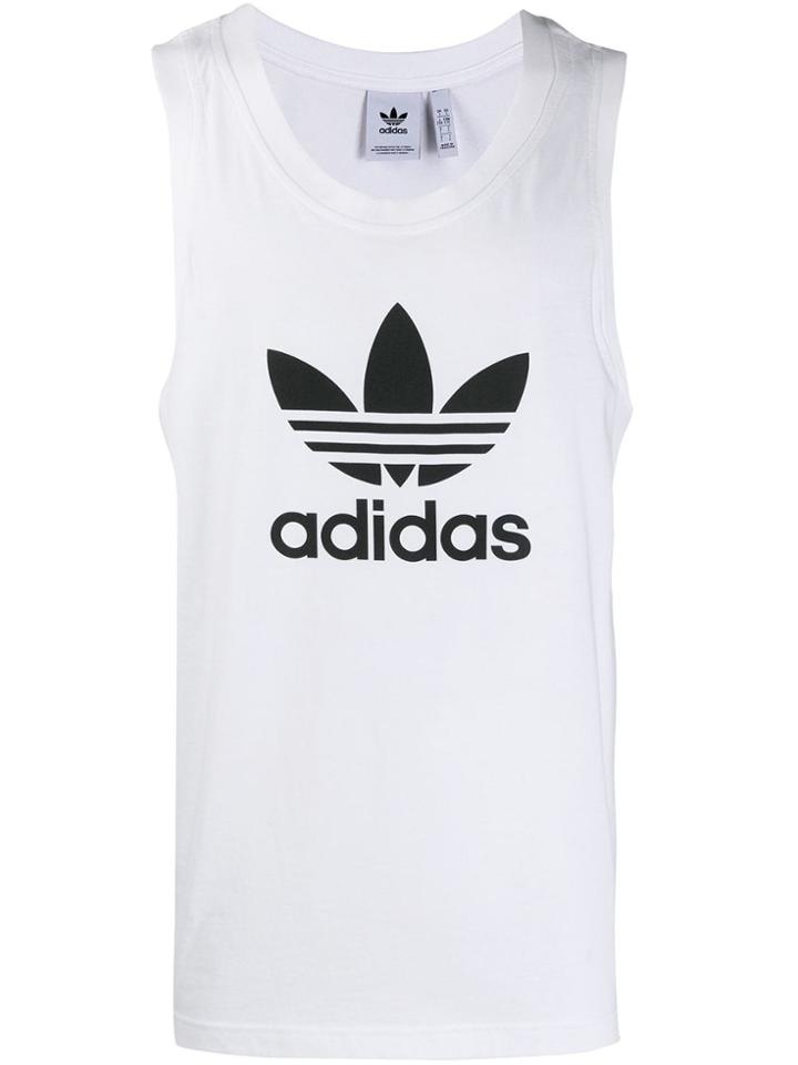 Adidas Trefoil Tank - White