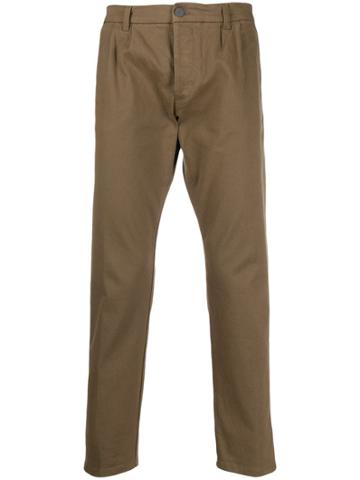 Two Men Straight-leg Chinos - Green