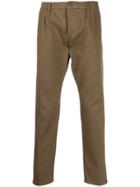 Two Men Straight-leg Chinos - Green