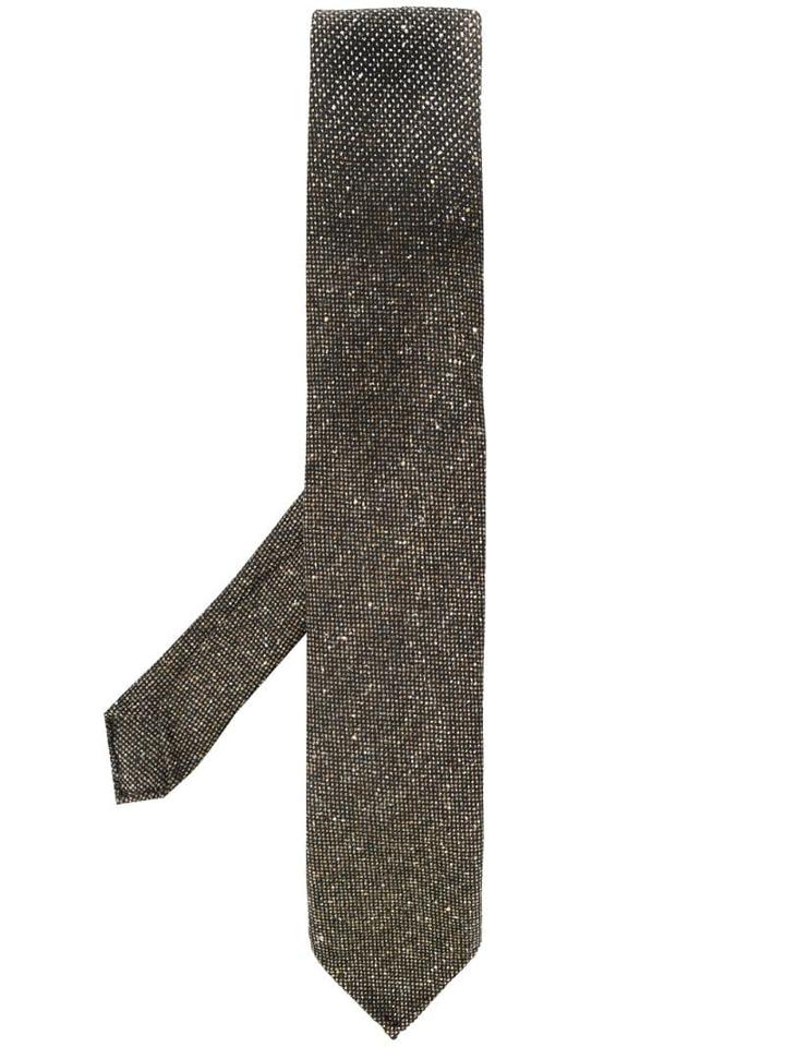 Lardini Knitted Tie - Neutrals