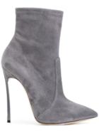 Casadei Blade Ankle Boots - Grey