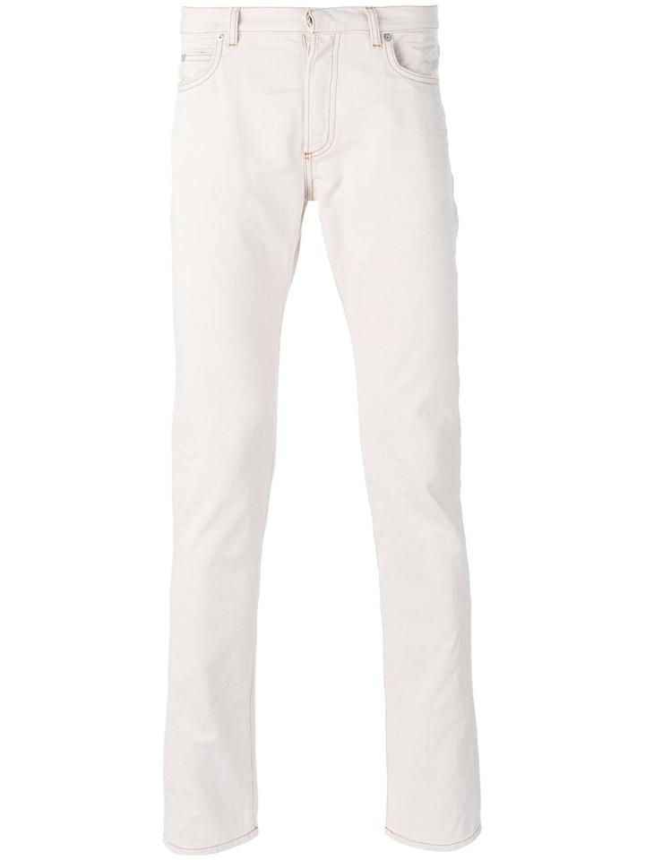 Maison Margiela Five Pocket Trousers, Men's, Size: 32, Nude/neutrals, Cotton