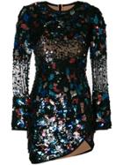 Elie Saab Embroidered Dress - Multicolour