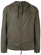 Premiata - Hooded Jacket - Men - Calf Leather - 48, Grey, Calf Leather