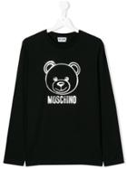 Moschino Kids Signature Teddy Logo Sweatshirt - Black