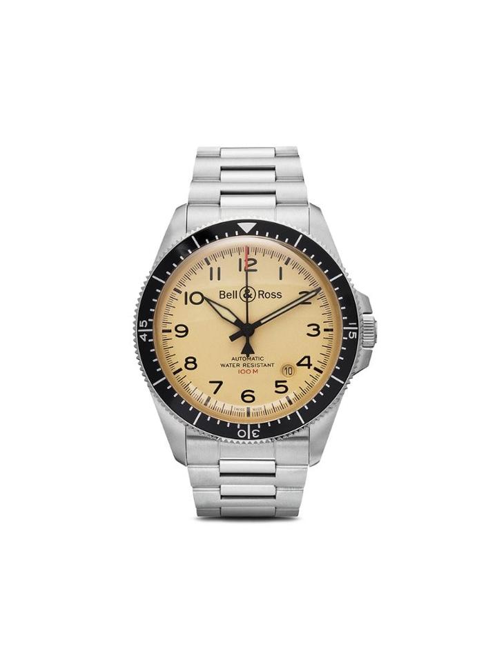 Bell & Ross Br V2-92 Military Beige 41mm - Beige, Black And Grey