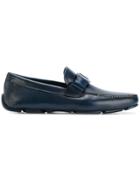 Salvatore Ferragamo Ornamented Driver Loafers - Blue
