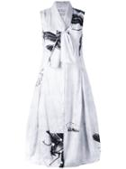 Rundholz - Printed Shirt Dress - Women - Cotton - S, Women's, White, Cotton