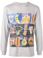 Palace Payne Long Sleeve T-shirt - Grey