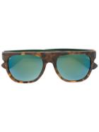 Retrosuperfuture 'flat Top Francis Squadra' Sunglasses, Adult Unisex, Brown, Acetate