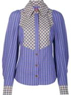 Vivienne Westwood Checked Shirt, Women's, Size: 40, Pink/purple, Cotton