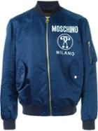 Moschino Question Mark Print Bomber Jacket
