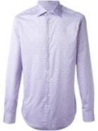 Etro Paisley Print Shirt, Men's, Size: 41, Pink/purple, Cotton