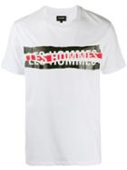 Les Hommes Broken Logo T-shirt - White