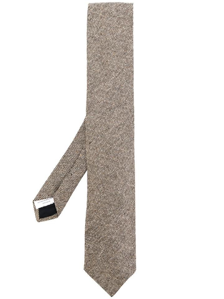 Lardini Plain Tie - Nude & Neutrals