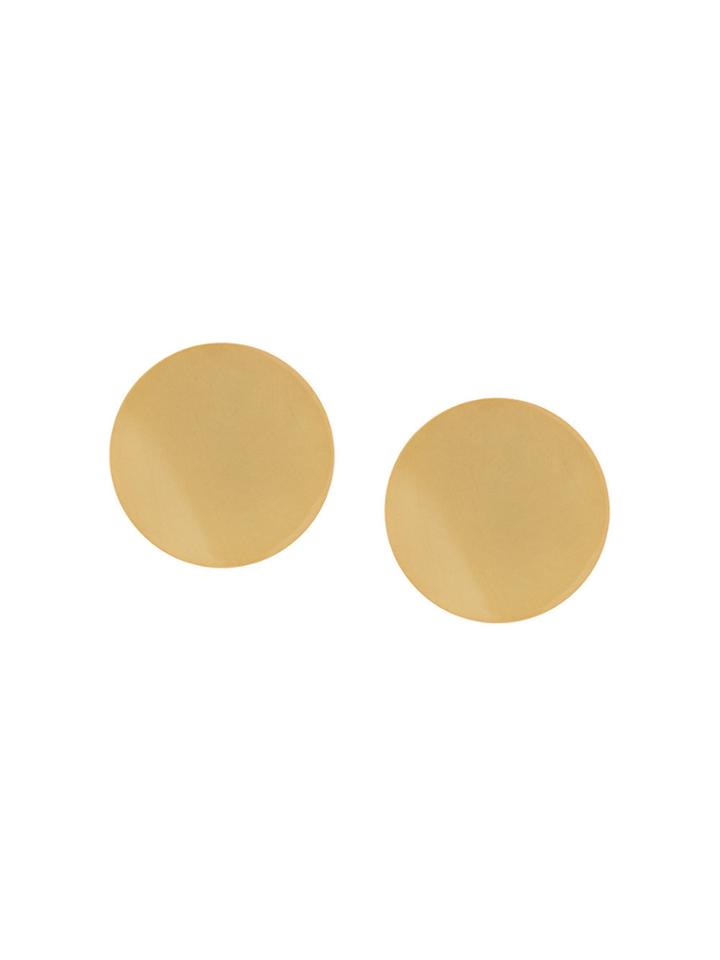Tory Burch Circle Plate Earring - Metallic