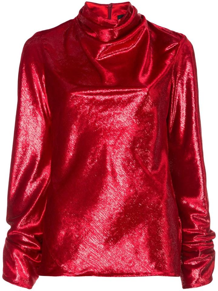 Ellery Tonalism Blouse - Red