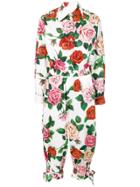 Dolce & Gabbana Floral Print Jumpsuit - White