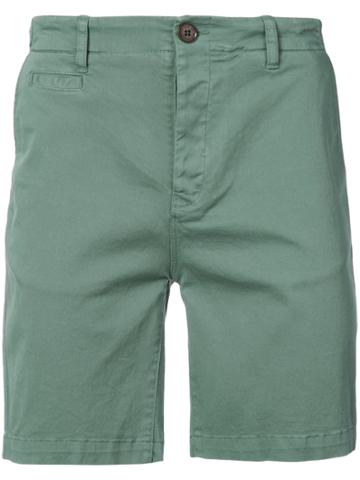 Cuisse De Grenouille Plain Bermuda Shorts - Green