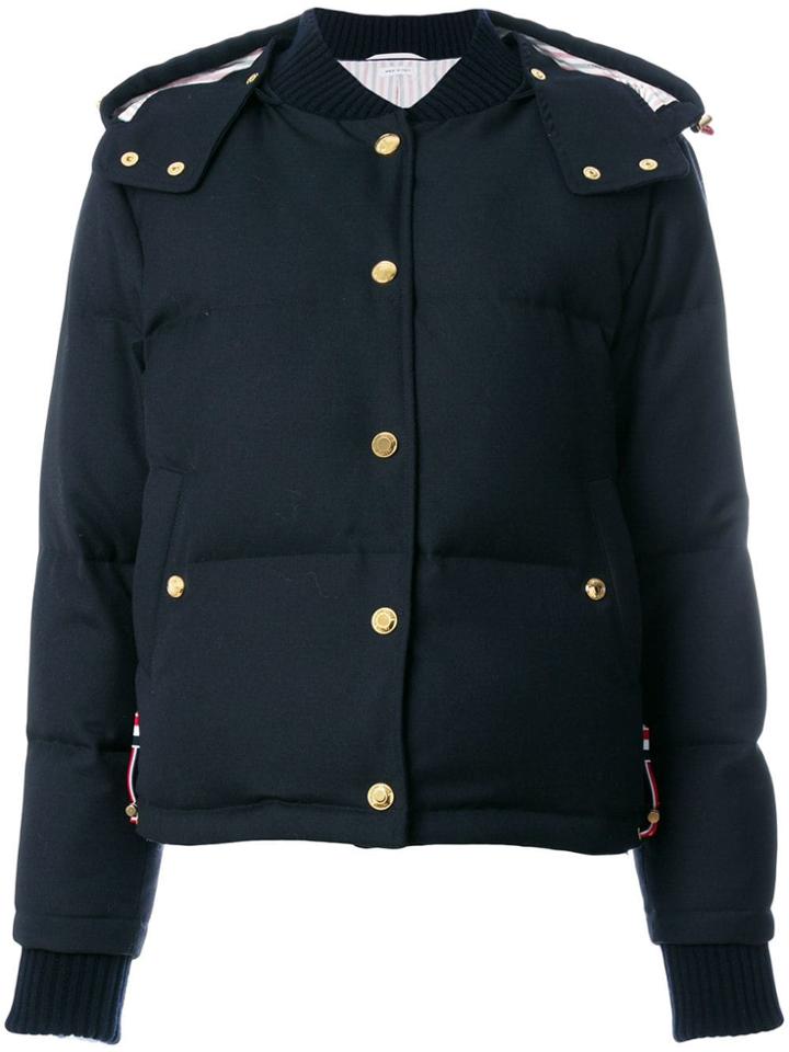 Thom Browne Down-filled Bomber Jacket - Blue