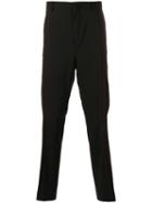 Lanvin Straight Stitch Panel Trousers, Men's, Size: 46, Black, Spandex/elastane/wool