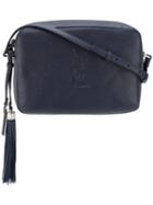Small Monogram Camera Bag - Women - Leather - One Size, Blue, Leather, Saint Laurent