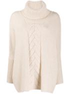 N.peal Cable Knit Oversized Jumper - Neutrals