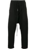 Army Of Me Drop-crotch Track Pants - Black