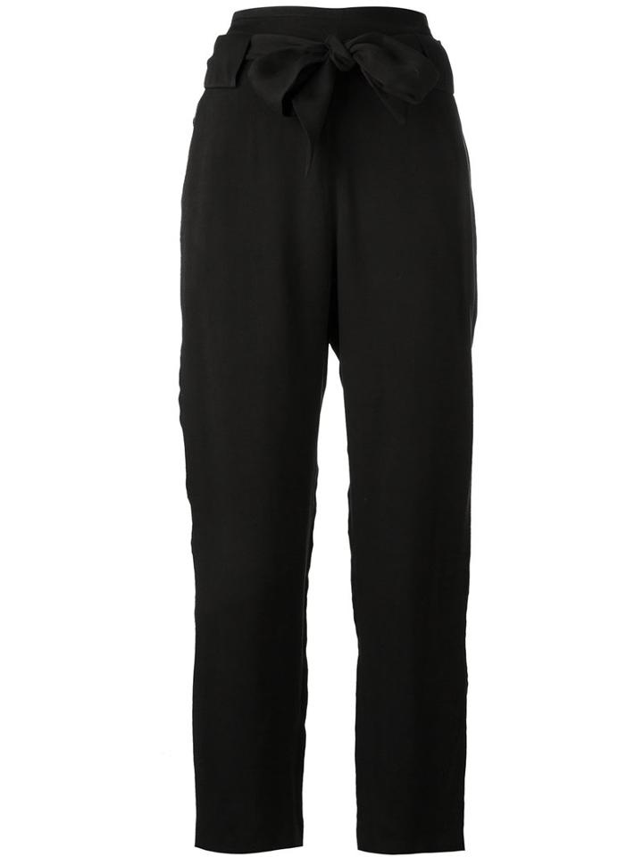 Iro Petterson Trousers, Women's, Size: 40, Black, Cotton/cupro/viscose
