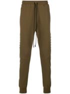 Lost & Found Rooms Ribbed Design Track Pants - Brown
