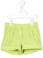 Il Gufo - Pleated Shorts - Kids - Cotton/spandex/elastane - 12 Yrs, Girl's, Green