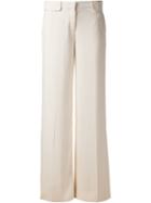 The Row Wide Leg Trousers, Women's, Size: 4, White, Viscose/silk