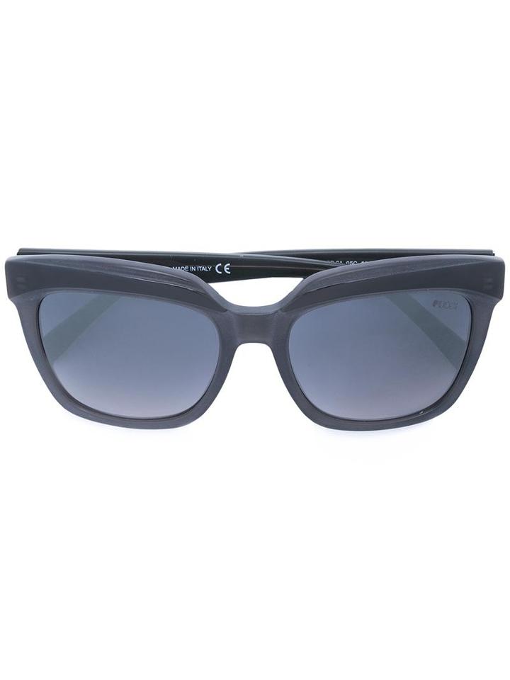 Emilio Pucci - Squared Sunglasses - Women - Acetate - 55, Black, Acetate