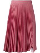 Calvin Klein 205w39nyc Pleated Midi Skirt - Pink