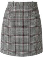 Carven - Check Mini Skirt - Women - Polyamide/acetate/viscose/other Fibers - 38, Grey, Polyamide/acetate/viscose/other Fibers