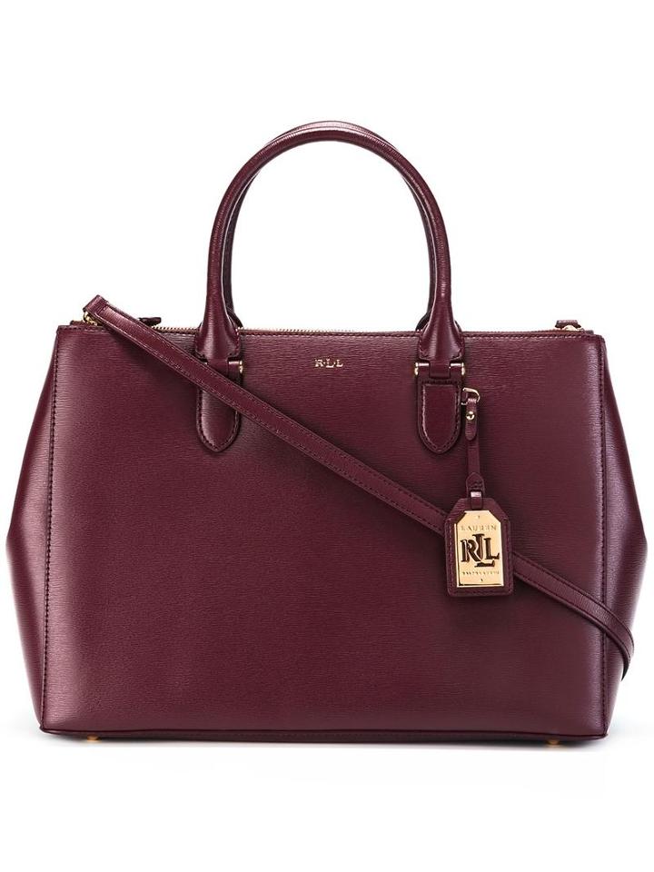 Lauren Ralph Lauren Double Zip Tote, Women's, Red
