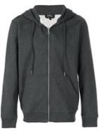 A.p.c. Locker Zipped Hoodie - Grey