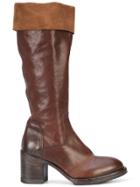 Moma Zipped Boots - Brown